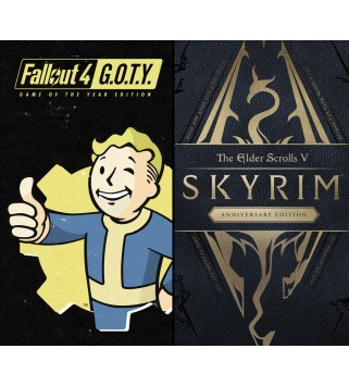 The Elder Scrolls V: Skyrim Anniversary Edition + Fallout 4 G.O.T.Y. Steam Key GLOBAL